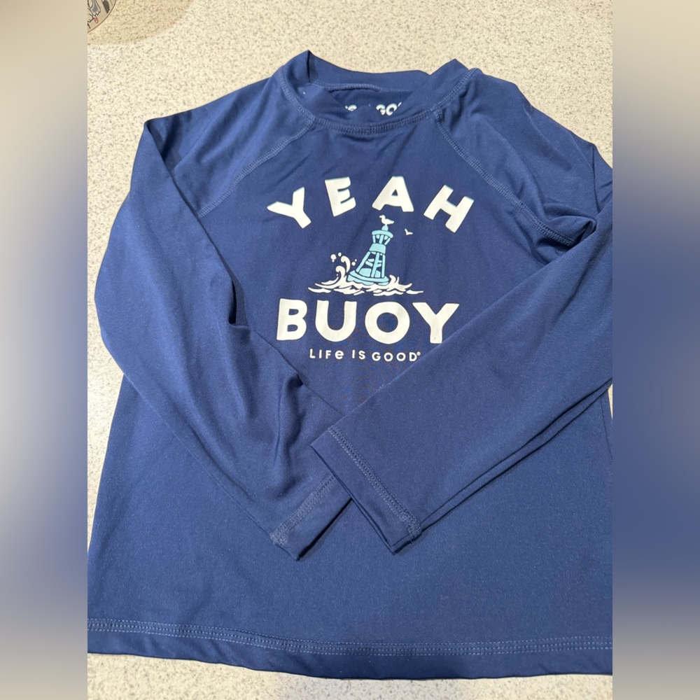 Life Is Good Blue 'Yeah Buoy' Long Sleeve Shirt